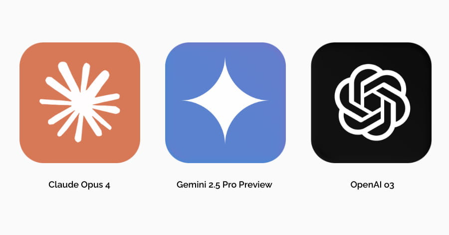 Claude 4 Opus vs Gemini 2.5 Pro vs OpenAI o3 | Full Comparison