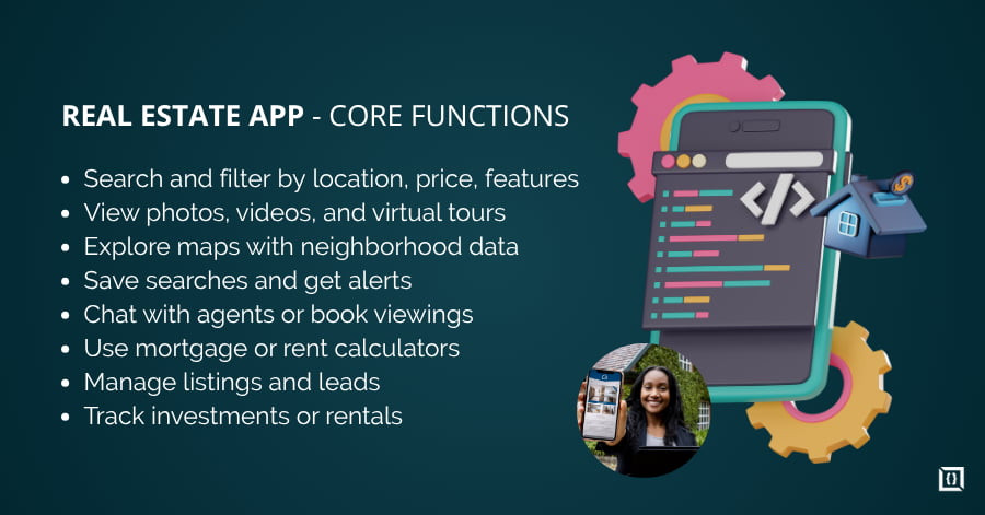 Real Estate Mobile App Development Guide | Types and Features