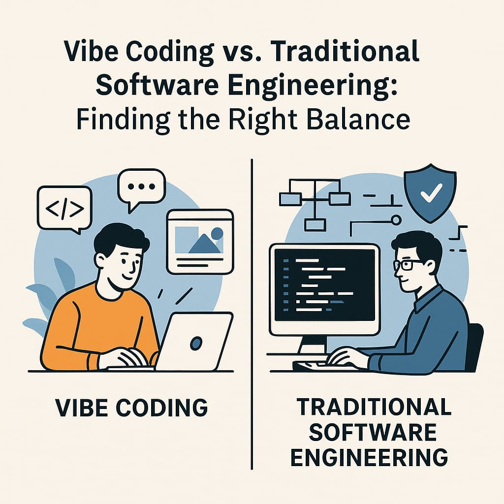 Vibe Coding vs. Software Engineering: Speed + Scalability