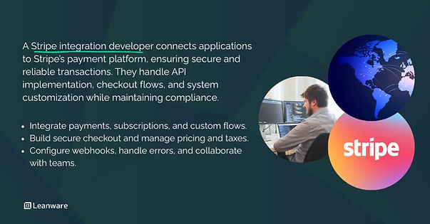 Hire Nearshore Stripe Integration Developer
