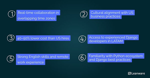 Why Choose Nearshore Django Talent