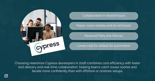 Hire Nearshore Cypress Developers