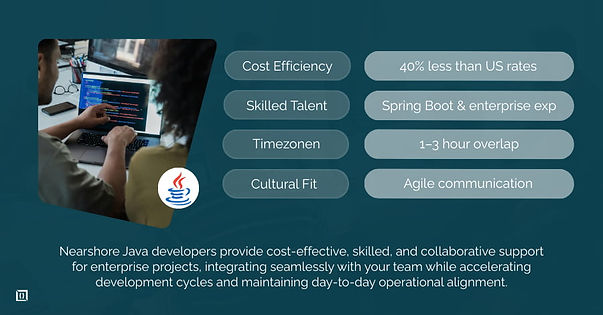 Hire Nearshore Java Developer