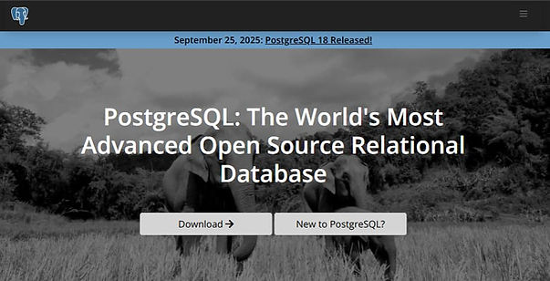 PostgreSQL Website
